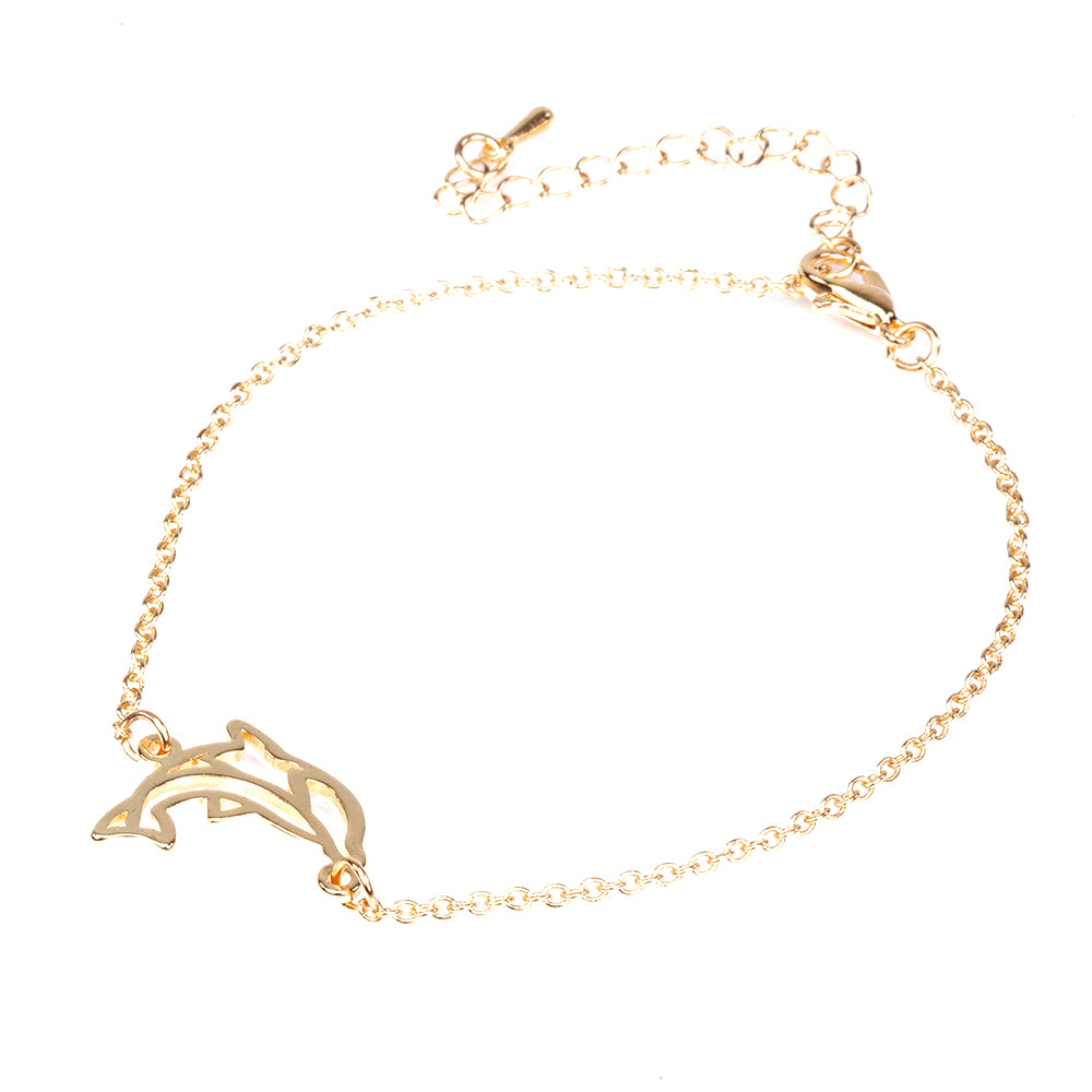 Pozlacená Slitinová Sada ( Náhrdelník+Náramek )