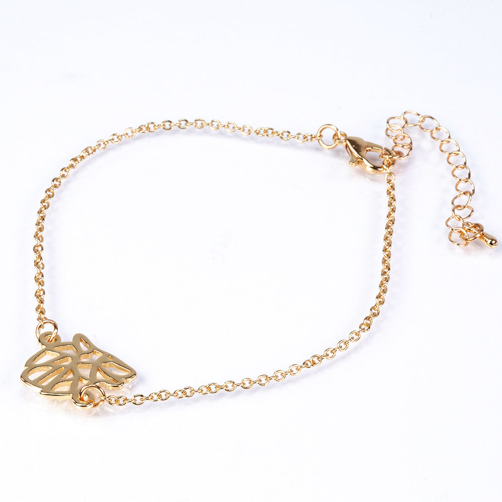 Pozlacená Slitinová Sada ( Náhrdelník+Náramek )