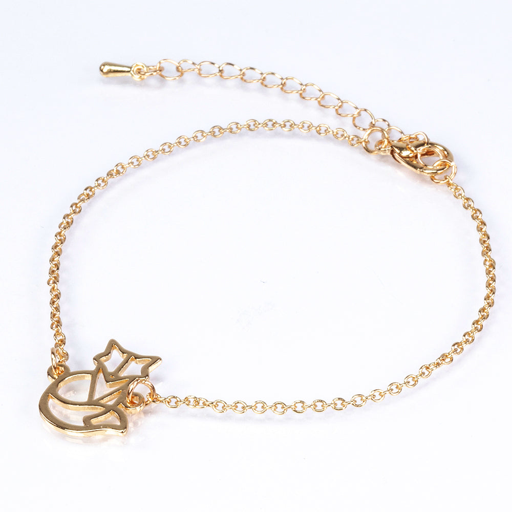 Pozlacená Slitinová Sada ( Náhrdelník+Náramek )