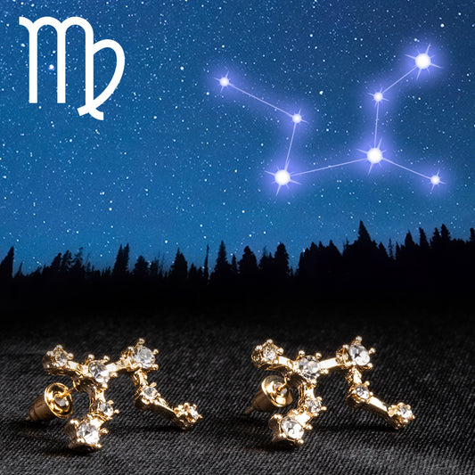 Panna Pozlacené Slitinové Náušnice s Bílým Emporia® Křišťálem