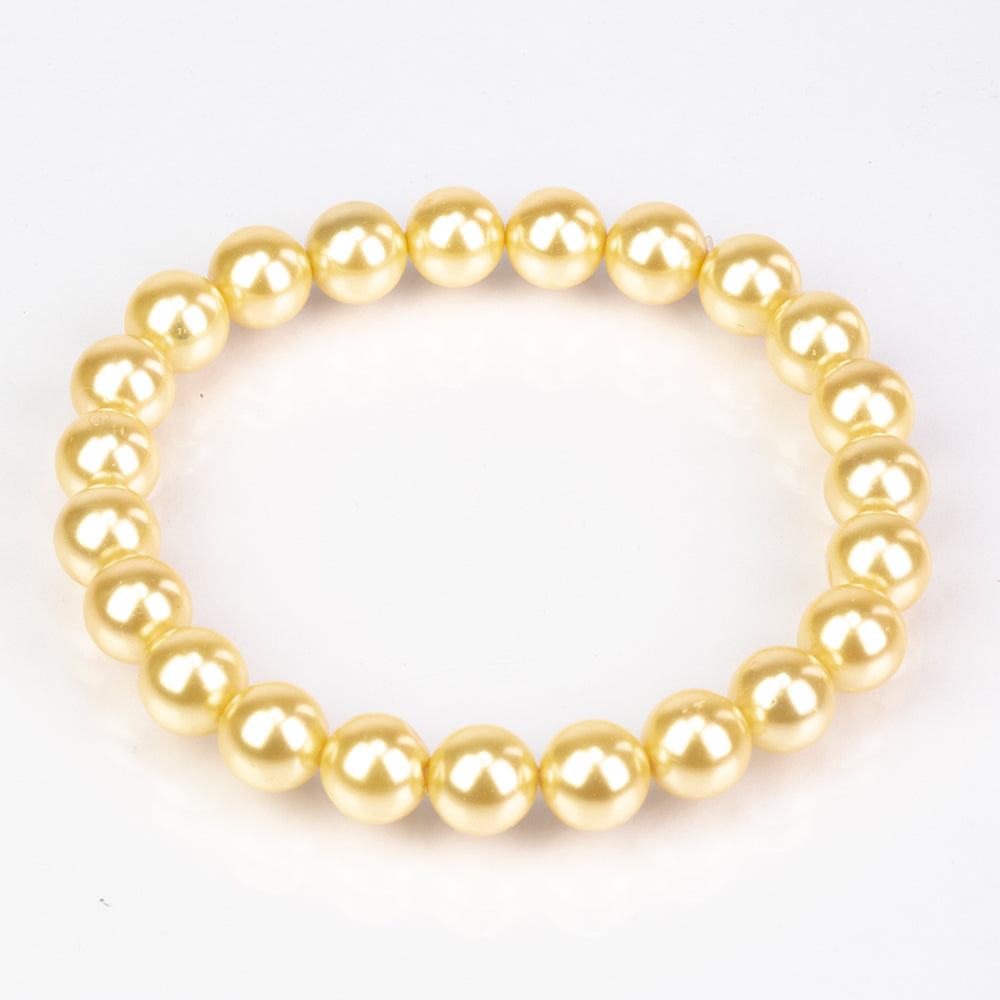 Pozlacené Stříbro 925/1000 - Sada s Perleťová mušle - Karátové číslo: 325.23. přibližná hmotnost: 67.24 gramů ( Náušnice+Náramek )