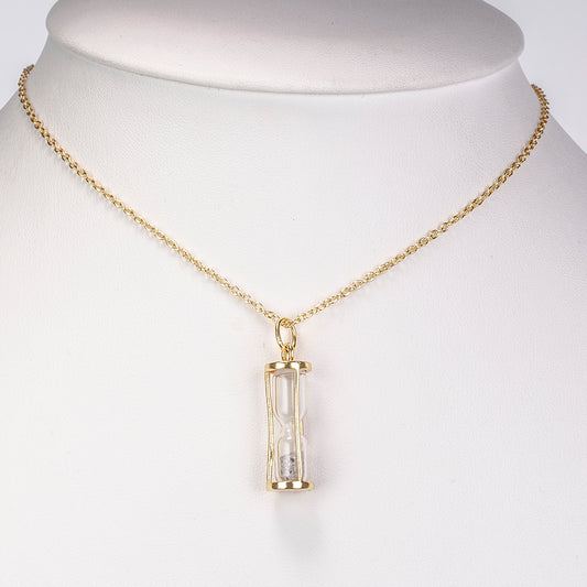 Pozlacená slitina - Náhrdelník s Tanzanitem - Karátové číslo: 1.25. přibližná hmotnost: 5.95 gramů