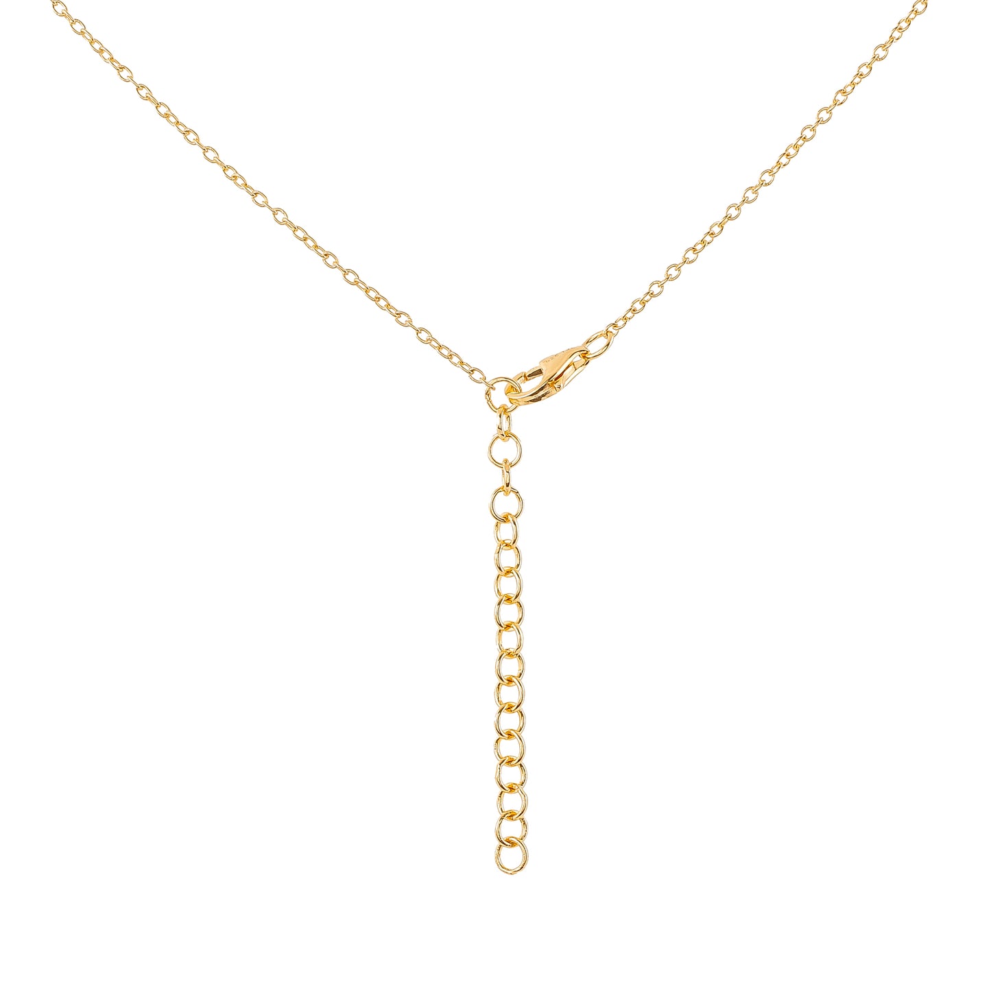 Pozlacené Stříbro 925/1000 - Náhrdelník s Tyrkysem Sleeping Beauty a Bílým Topazem - Karátové číslo: 5.59. přibližná hmotnost: 8.88 gramů