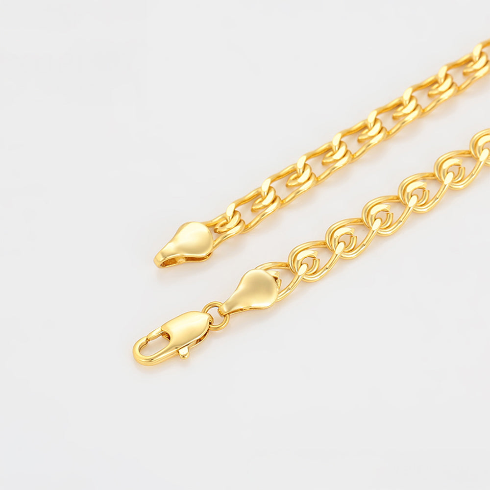 Pozlacený Slitinový Náhrdelník