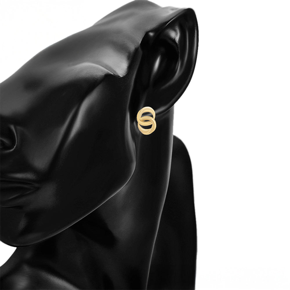 Pozlacené Slitinové Náušnice