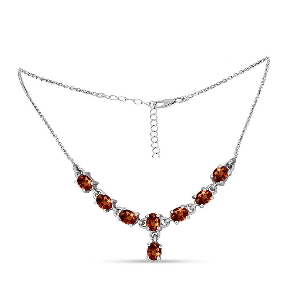 Stříbrný Náhrdelník s Andalusitem