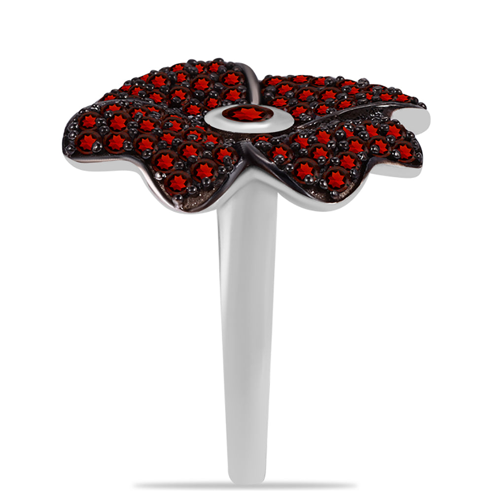 Stříbrný Prsten s Bartonským Granátem