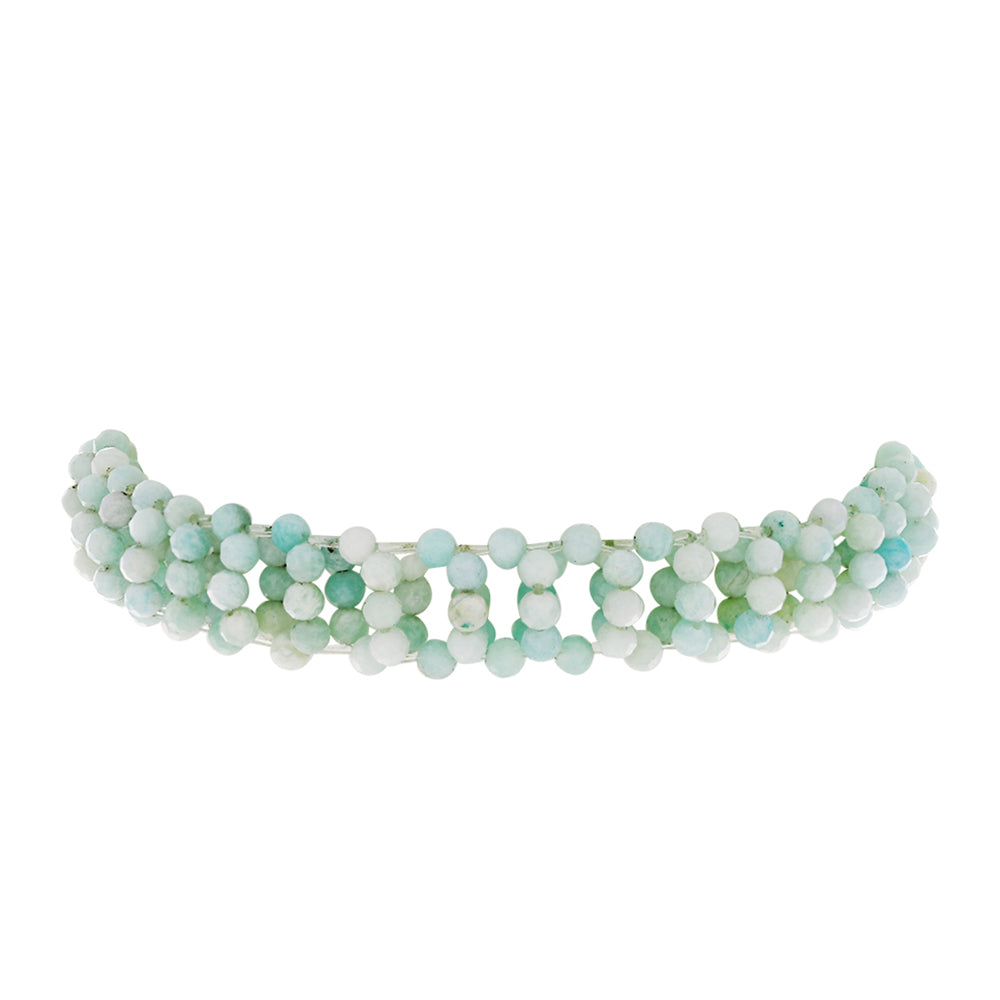 Nugetový Náramek s Amazonitem - Karátové číslo: 79.38. přibližná hmotnost: 15.88 gramů