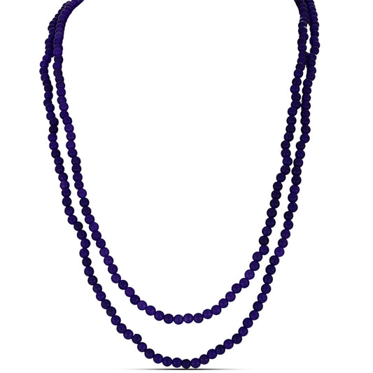 Nugetový Náhrdelník s Purpurovým Jadeitem - Karátové číslo: 196.6. přibližná hmotnost: 39.32 gramů