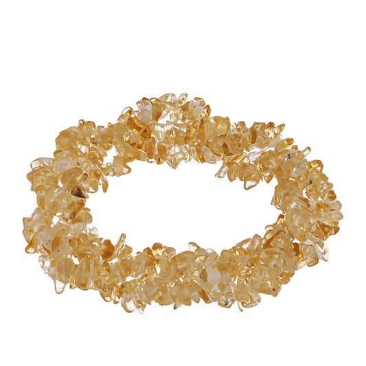 Nugetový Náramek s Uralským Citrínem - Karátové číslo: 145.76. přibližná hmotnost: 29.15 gramů