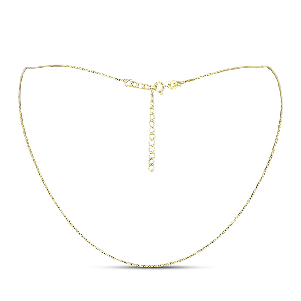 Pozlacené Stříbro 925/1000 - Řetízek přibližná hmotnost: 2.56 gramů