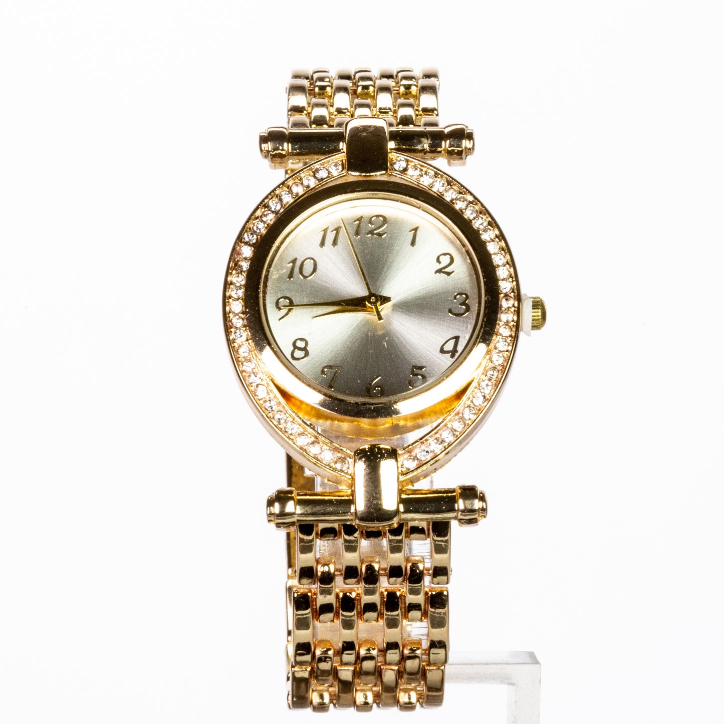 Pozlacená slitina - Sada s Bílým Emporia® Křišťálem