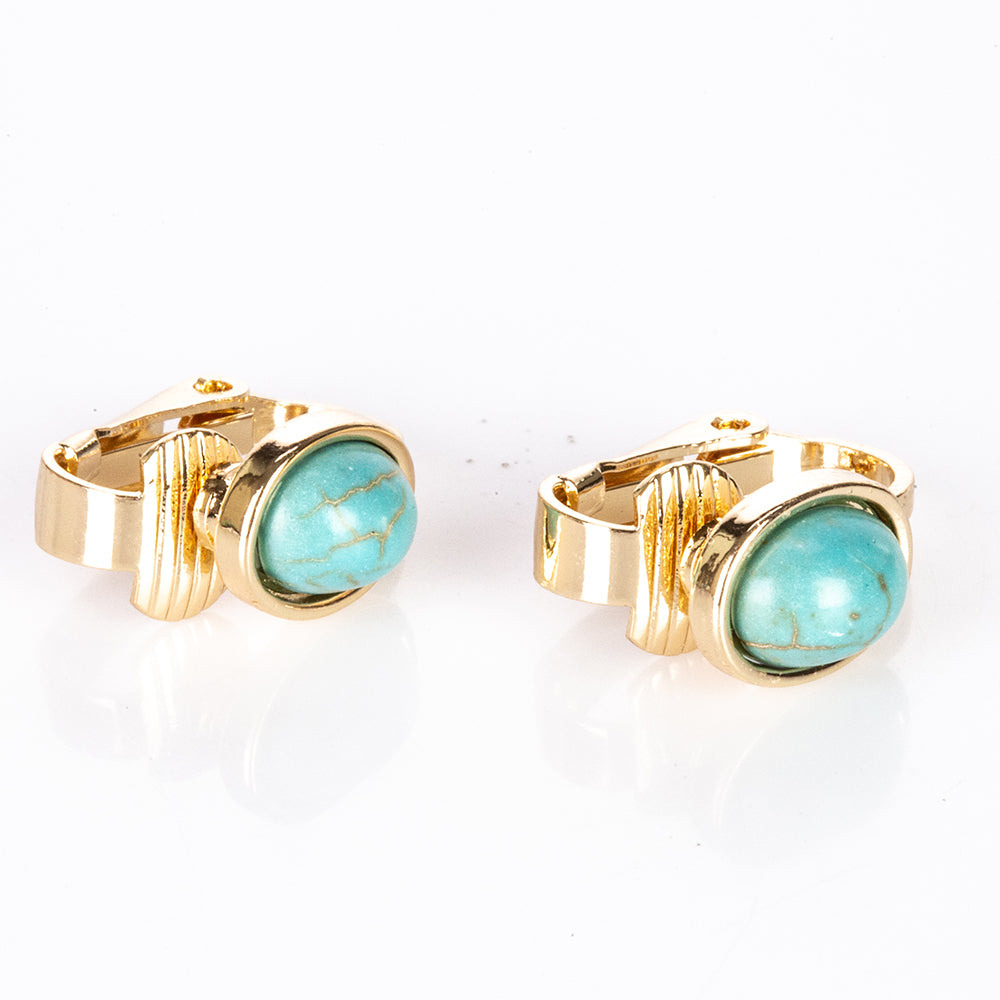 Pozlacená slitina - Sada s Tyrkysem