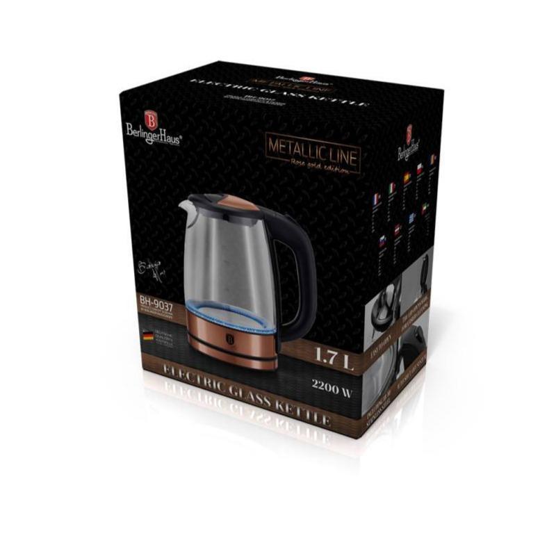 Berlinger Haus Elektrická Rychlovarná Konvice s LED podsvícením | -80% Akce na Šperky