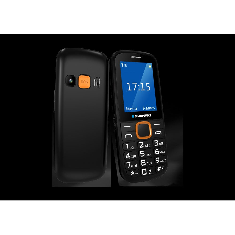 Blaupunkt Mobilní telefon - s funkcí SOS, žlutý | -80% Akce na Šperky