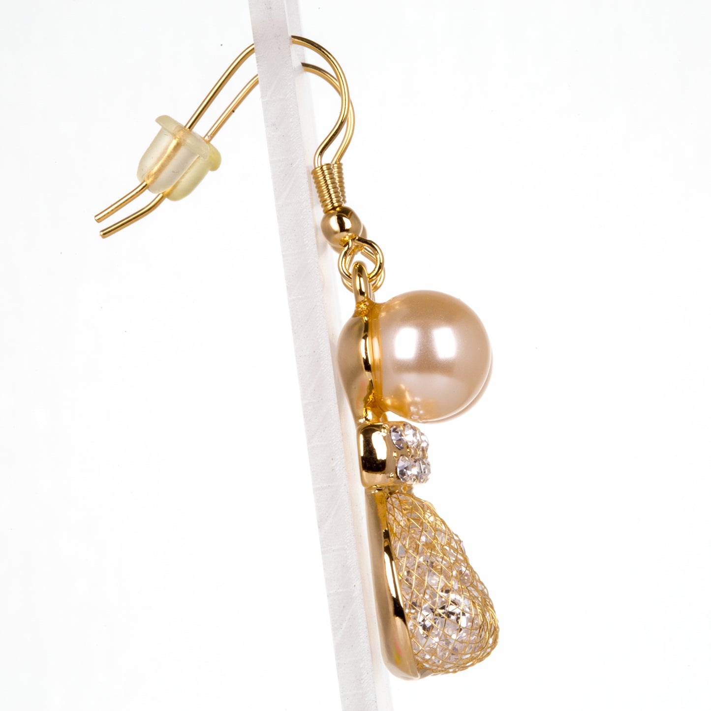 Pozlacená Slitinová Sada s Bílým Emporia® Křišťálem | -80% Akce na Šperky