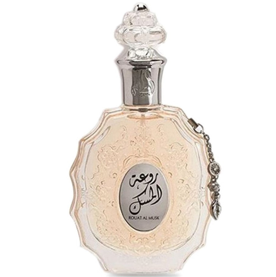 100ml Eau de Parfum Al Rout Al Musk Oriental Powedery Fruity and Vanilla Fragrance For Women (Top: Currants, Narcissus, Blackberry, Clover, Green Tea, Tuberose, Iris, Quince, Powdery Notes, White Musk, Sandalwood, White Cedar, Vanilla.) | -80% Akce na Šperky