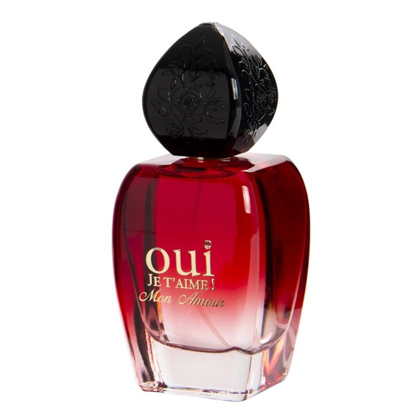 100 ml Eau de Perfume OUI JE T’AIME MON AMOUR - Květinově ovocná vůně pro ženy, s 10% obsahem esenciálních olejů