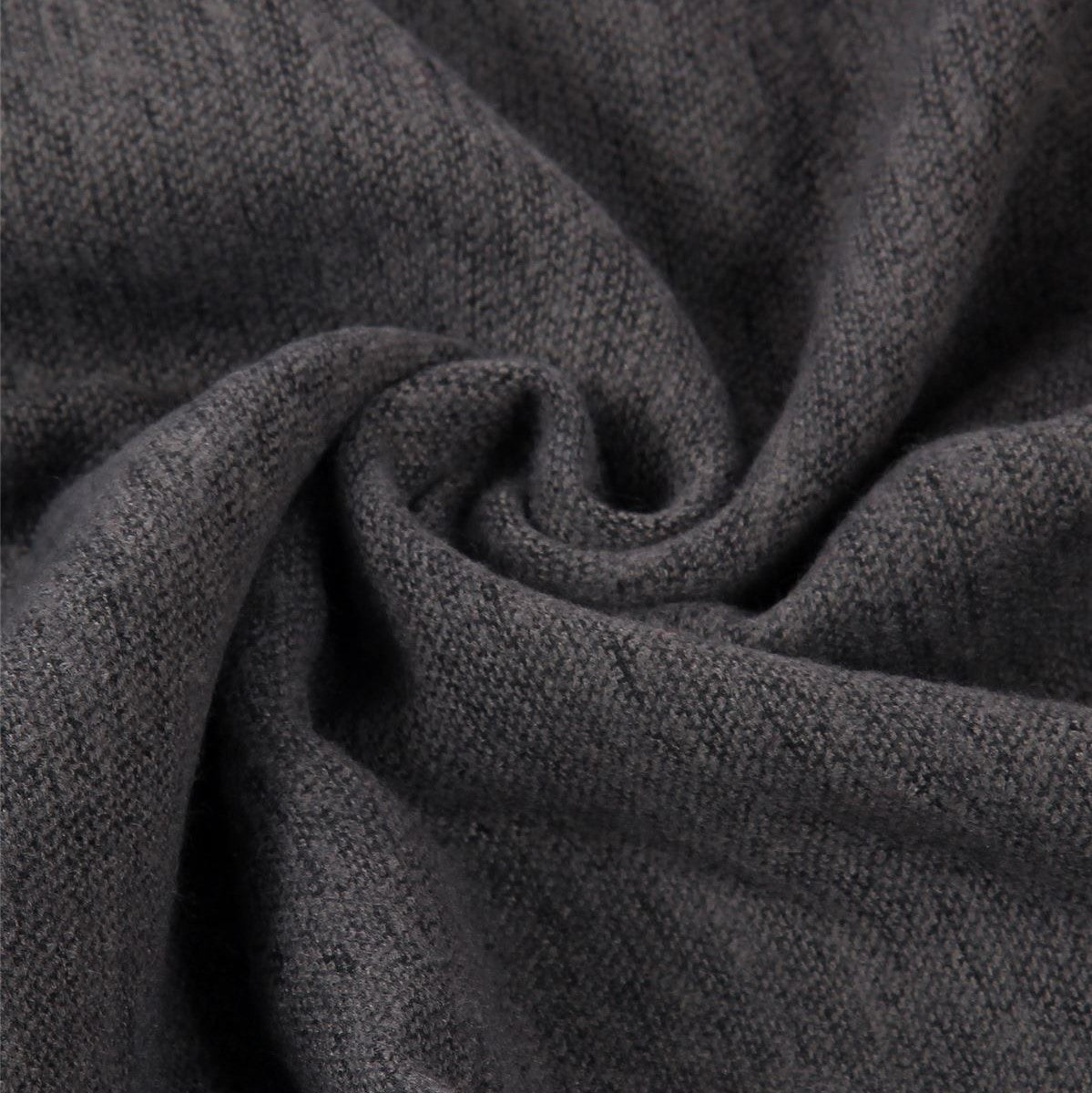 Šála-šátek s Pravou Pom Pom Kožešinou, 60 cm x 170 cm, Šedá | -80% Akce na Šperky