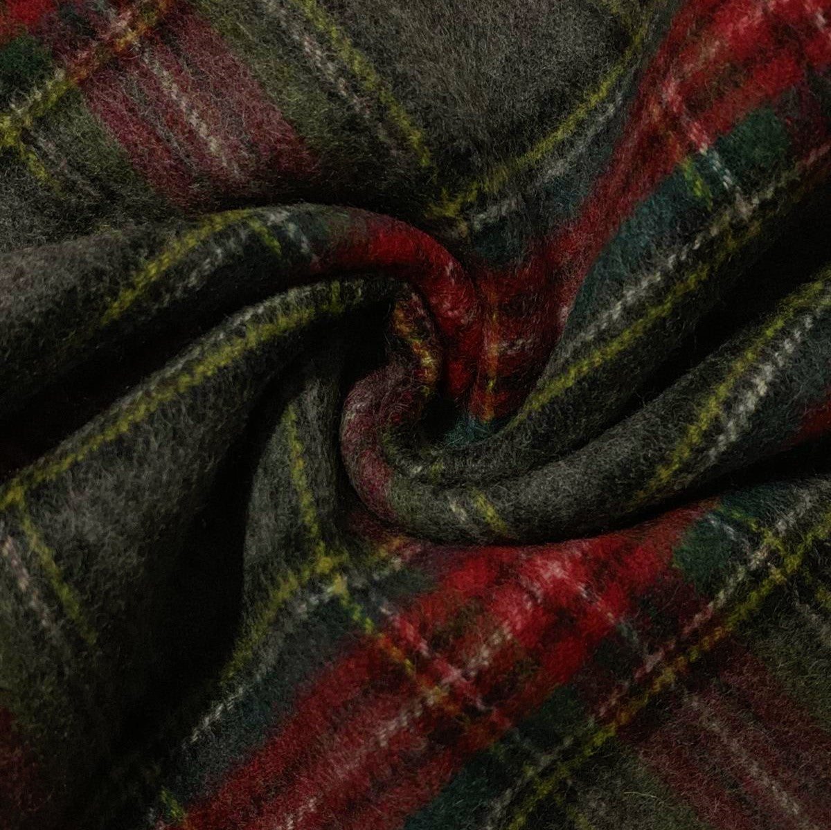 Šála ze 100% Pravé Vlny, 30 cm x 165 cm, Vínový a šedozelený vzor | -80% Akce na Šperky