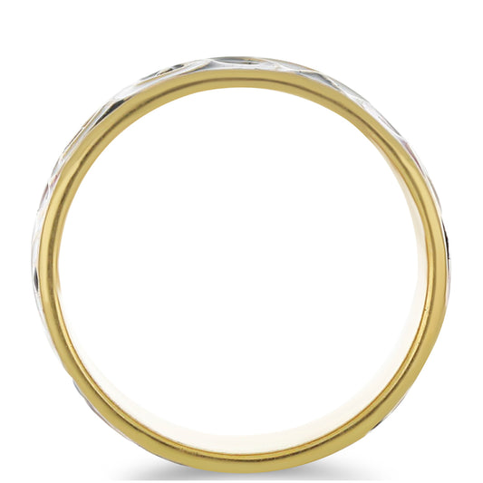 Pozlacené Stříbro 925/1000 - Prsten se Smaltem přibližná hmotnost: 6.11 gramů