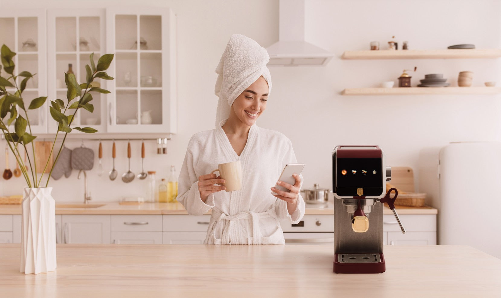 Digitální espresso kávovar Berlinger Haus 8 