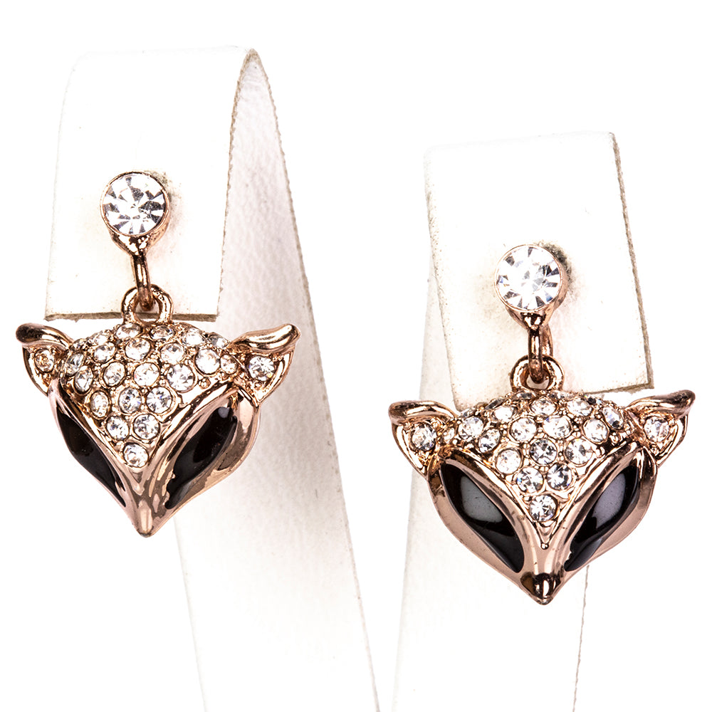 Pozlacená Slitinová Sada s Bílým Emporia® Křišťálem ( Náhrdelník+Náušnice ) 4 