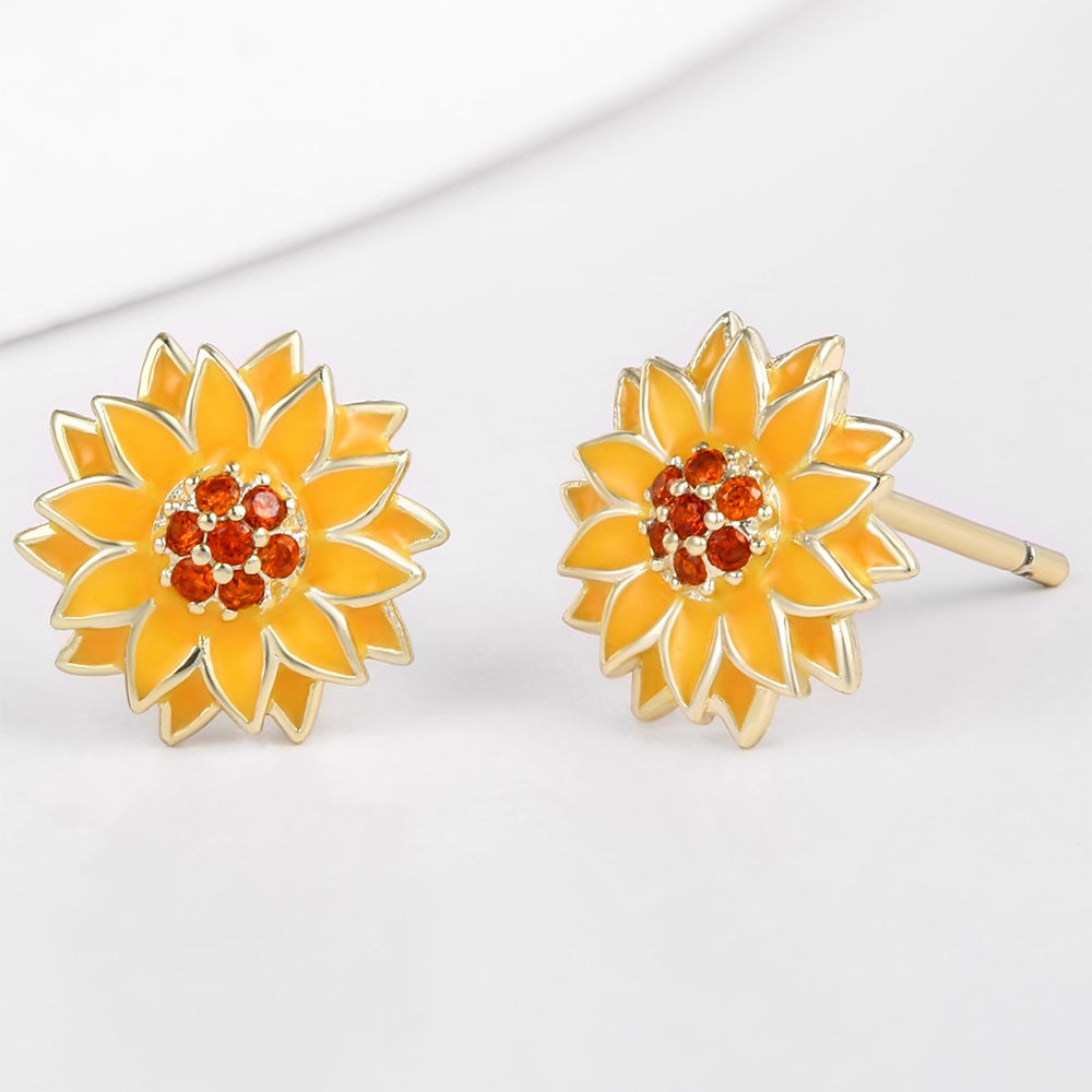 Pozlacená slitina - Náušnice s Červeným Emporia® Křišťálem a se Smaltem přibližná hmotnost: 10 gramů 1 