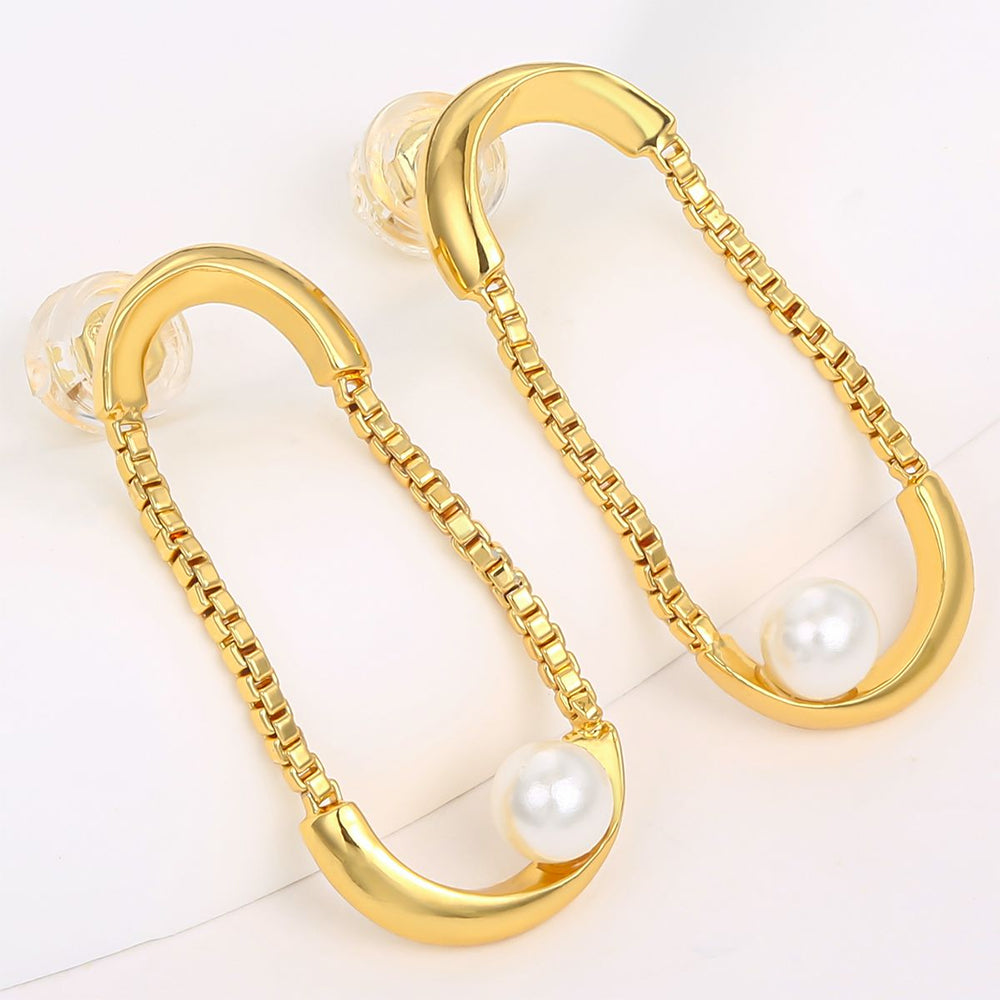 Pozlacená slitina - Náušnice  přibližná hmotnost: 10 gramů 1 