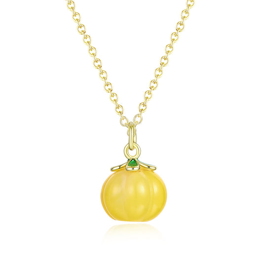 Pozlacená slitina - Náhrdelník se Žlutým Emporia® Křišťálem přibližná hmotnost: 10 gramů