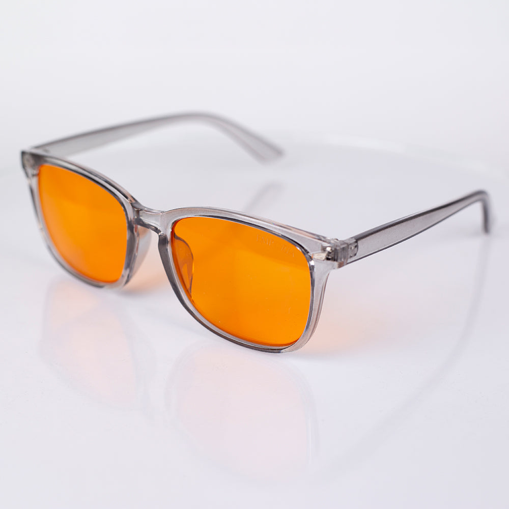 EMPORIA bluelight blocking glasses, orange lens, transparent frame 3 