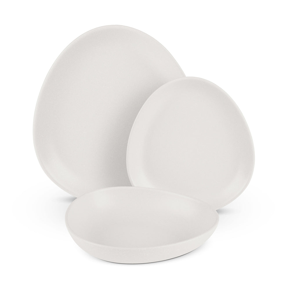 Sada talířů Berlinger Haus 18 kusů – matně krémová 2 