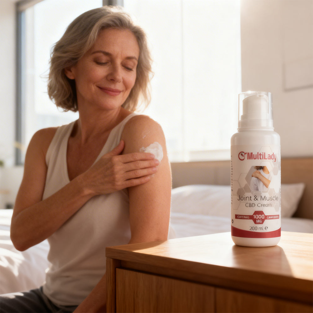 Krém na klouby a svaly MultiLady CBD 1000 mg – 200 ml 15 