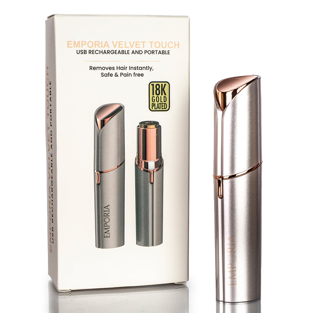 Emporia Velvet Touch odstraňovač chloupků na obličeji a těle 14 