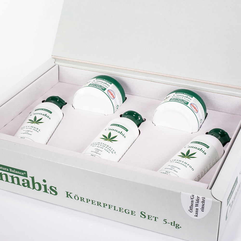 Kosmetická sada Natura Balance Cannabis – 5 kusů