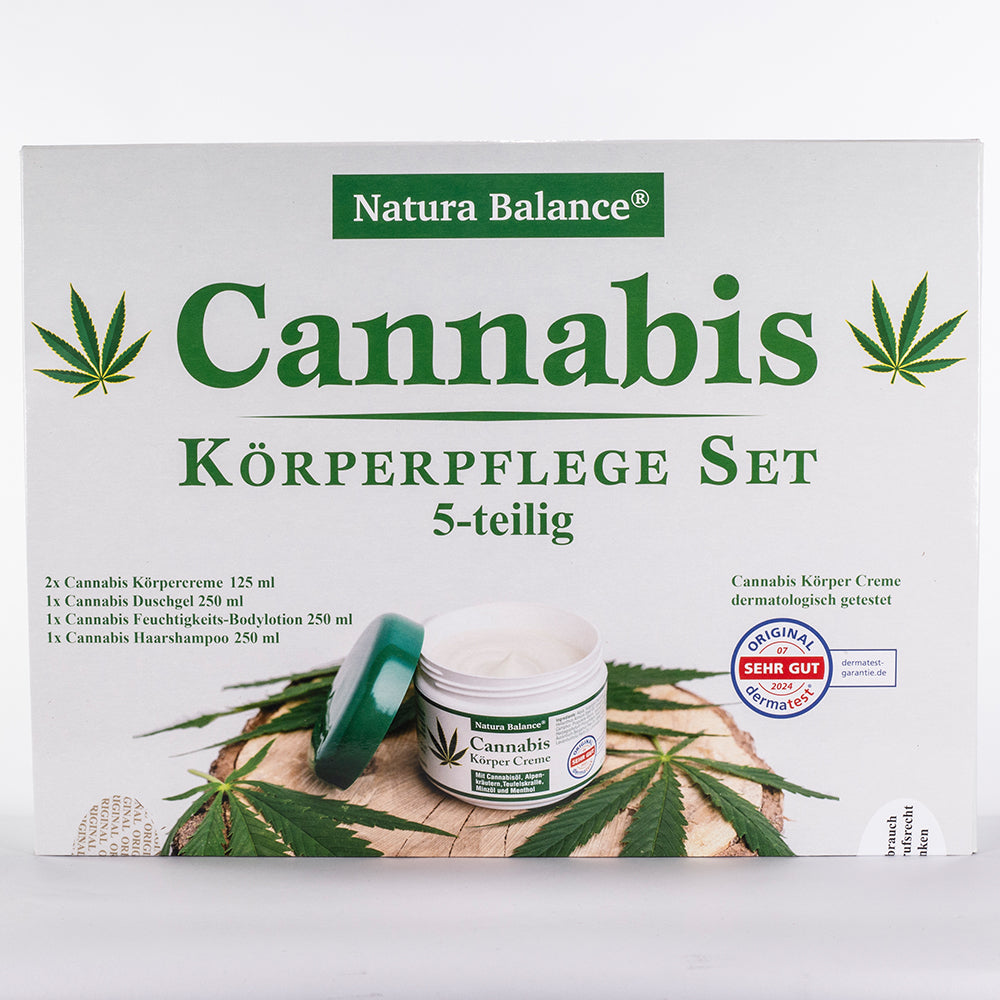 Kosmetická sada Natura Balance Cannabis – 5 kusů