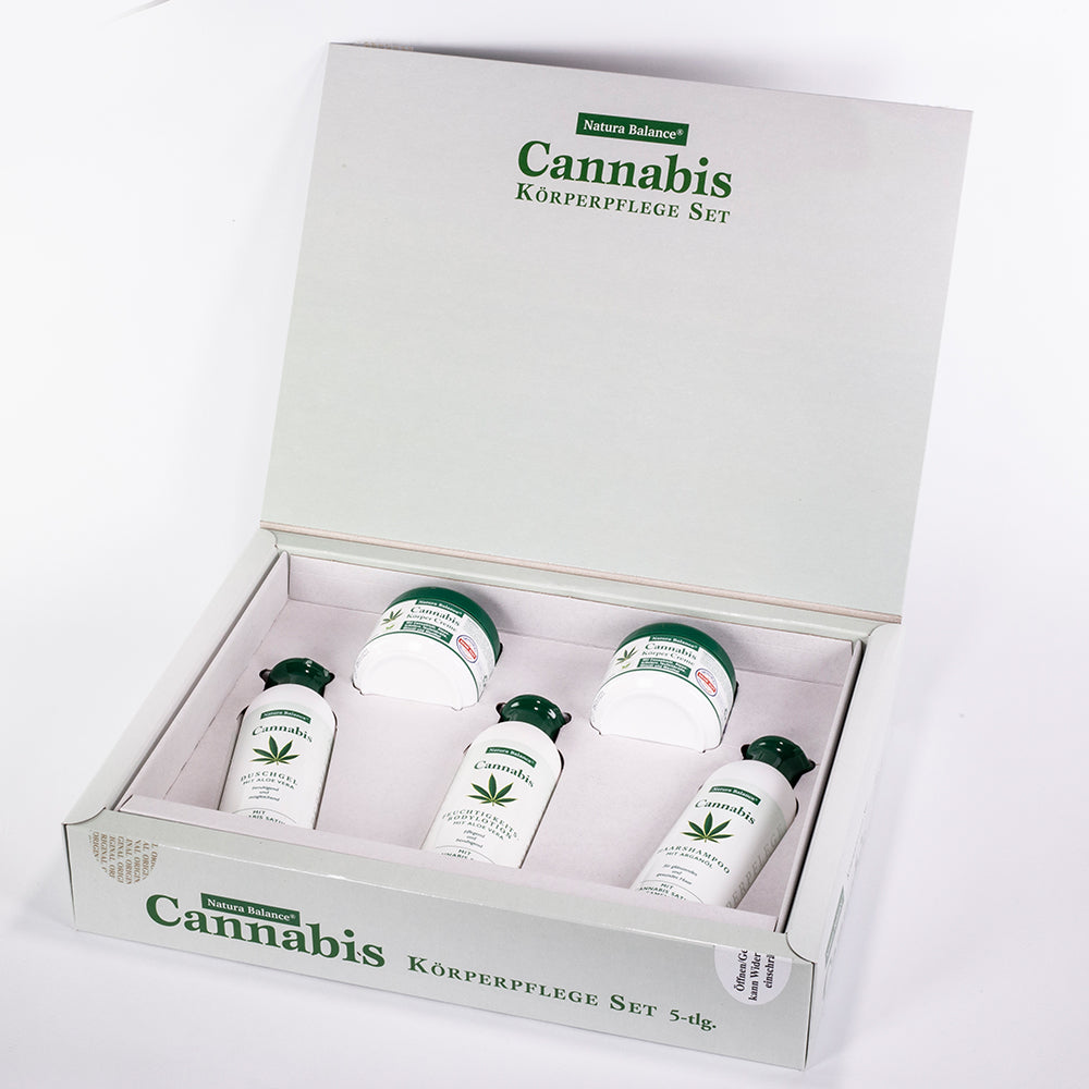 Kosmetická sada Natura Balance Cannabis – 5 kusů