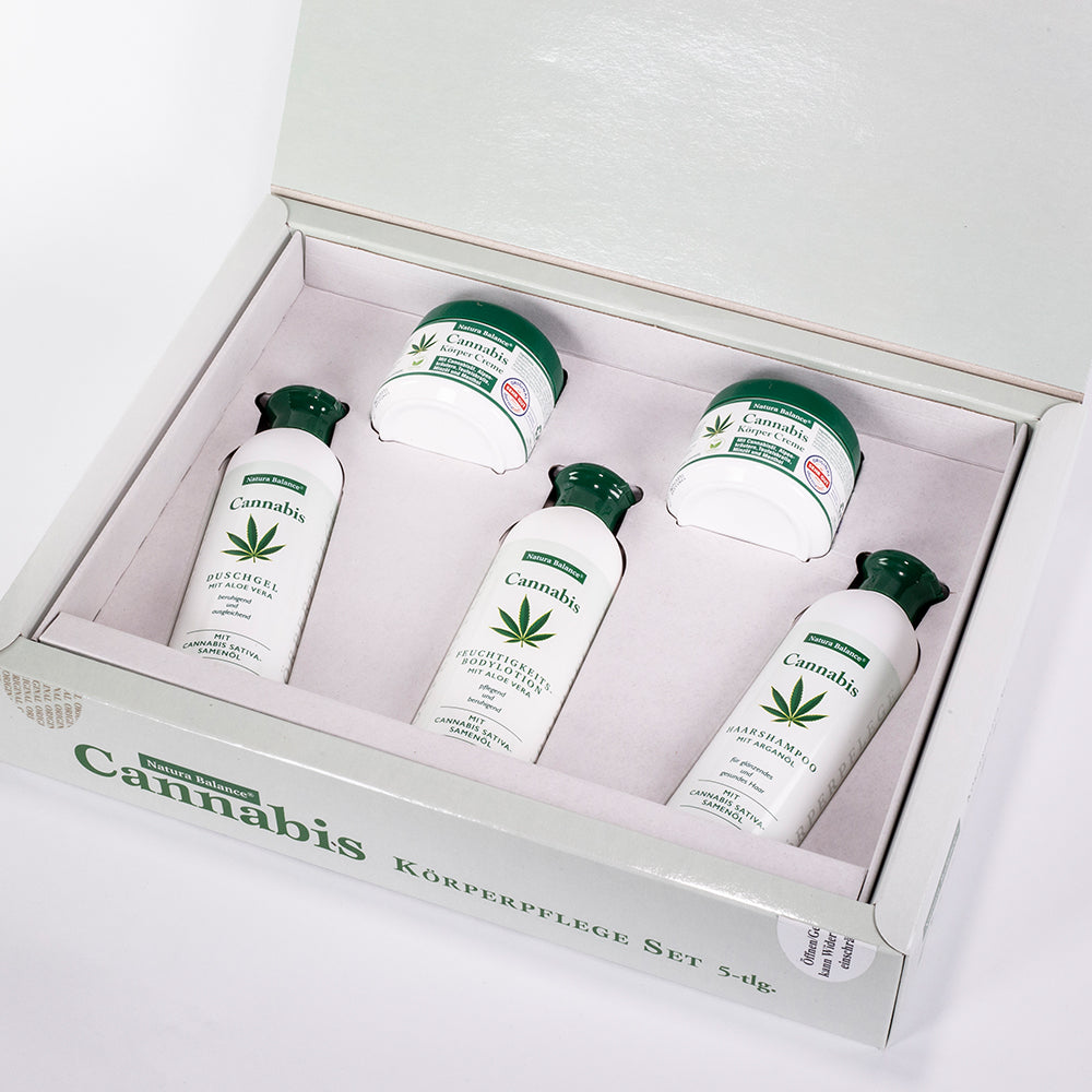 Kosmetická sada Natura Balance Cannabis – 5 kusů