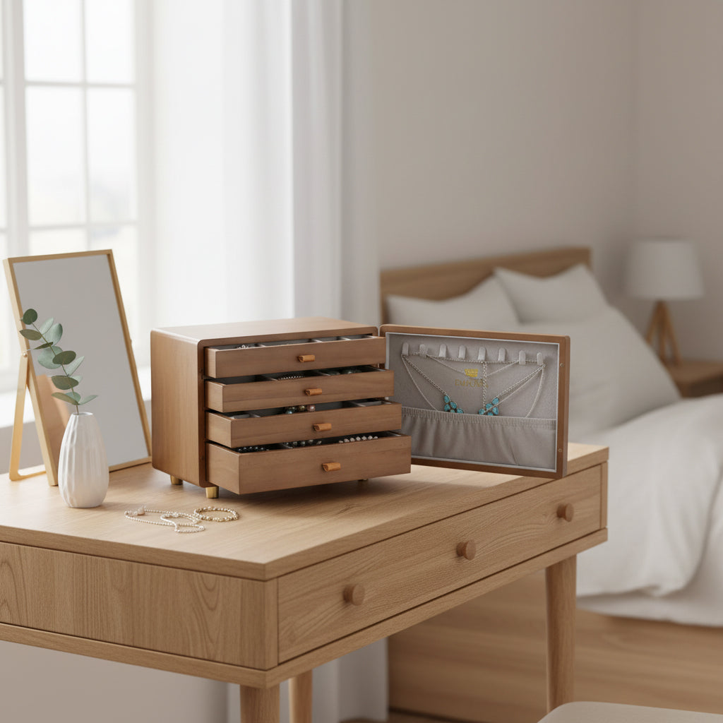 Mini truhla na šperky Emporia s více zásuvkami 1 