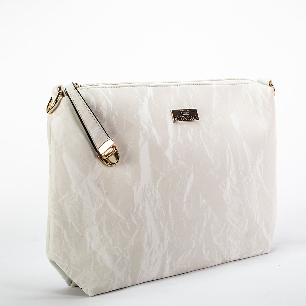 Jarní kolekce Emporia 2025 – „Měsíc slonoviny“, 6dílná sada tašek; bílý 5 