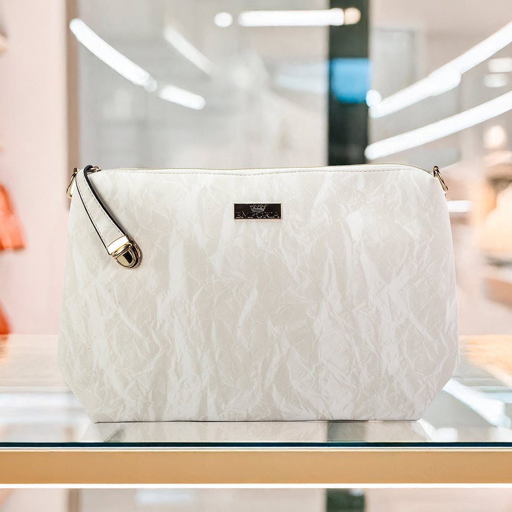 Jarní kolekce Emporia 2025 – „Měsíc slonoviny“, 6dílná sada tašek; bílý