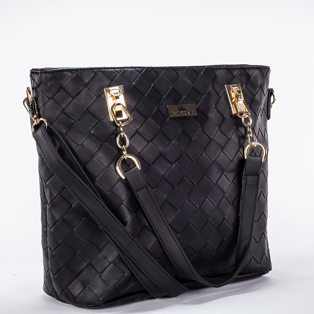 Jarní kolekce Emporia 2025 – „Onyxové zatmění“, 6dílná sada tašek; černý