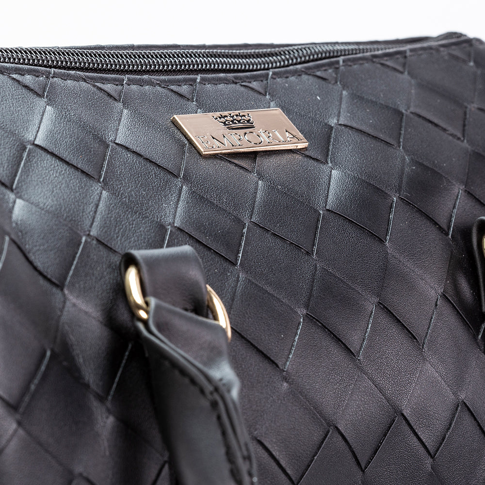 Jarní kolekce Emporia 2025 – „Onyxové zatmění“, 6dílná sada tašek; černý