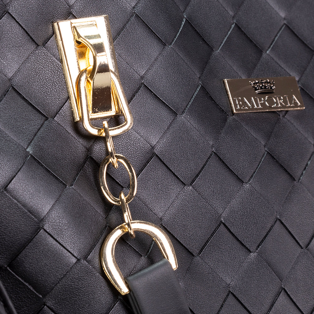 Jarní kolekce Emporia 2025 – „Onyxové zatmění“, 6dílná sada tašek; černý 17 