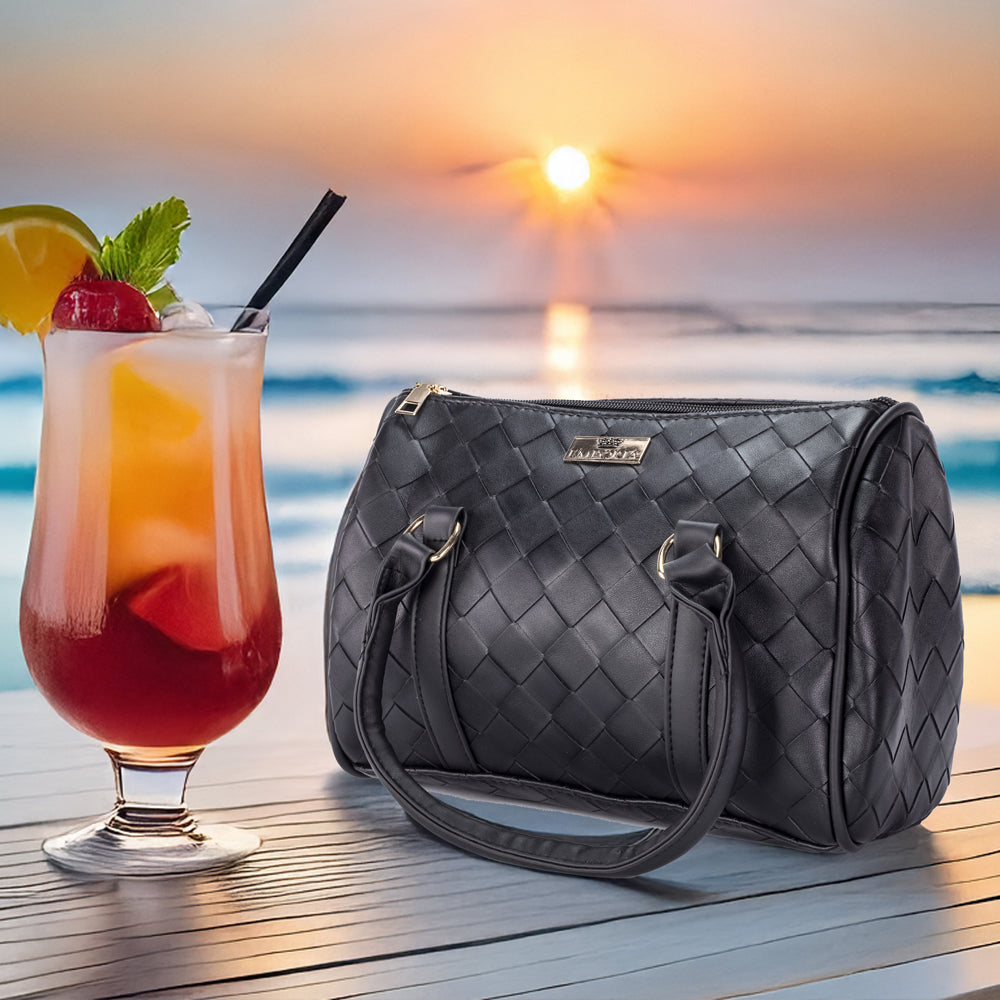 Jarní kolekce Emporia 2025 – „Onyxové zatmění“, 6dílná sada tašek; černý 1 