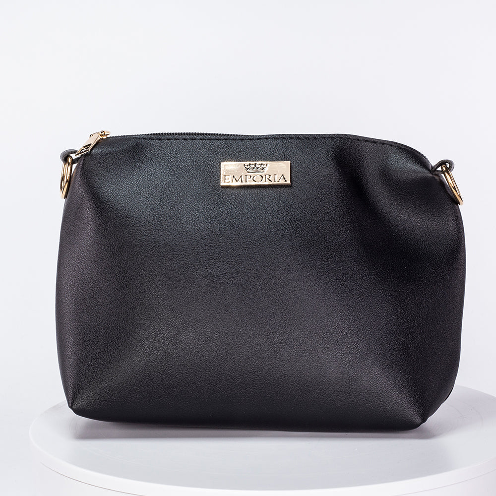 Jarní kolekce Emporia 2025 – „Tmavý samet“, 3dílná sada tašek; černý