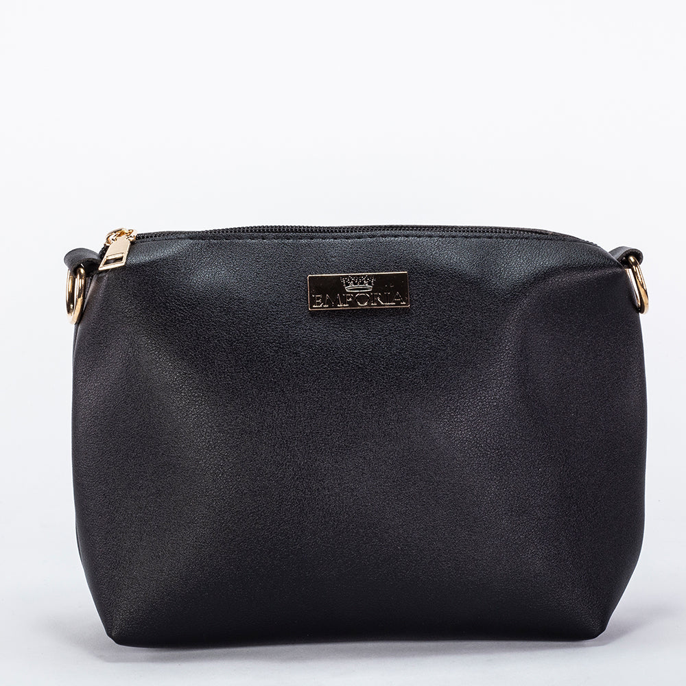 Jarní kolekce Emporia 2025 – „Tmavý samet“, 3dílná sada tašek; černý