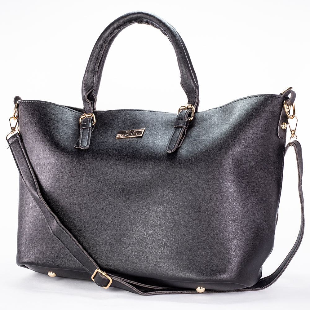 Jarní kolekce Emporia 2025 – „Tmavý samet“, 3dílná sada tašek; černý