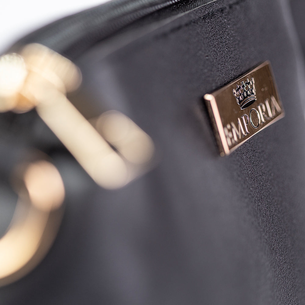 Jarní kolekce Emporia 2025 – „Tmavý samet“, 3dílná sada tašek; černý 13 