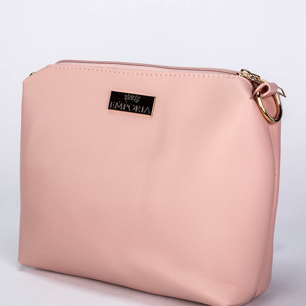 Jarní kolekce Emporia 2025 - "Třešňový květ", 3dílná sada tašek; růžový